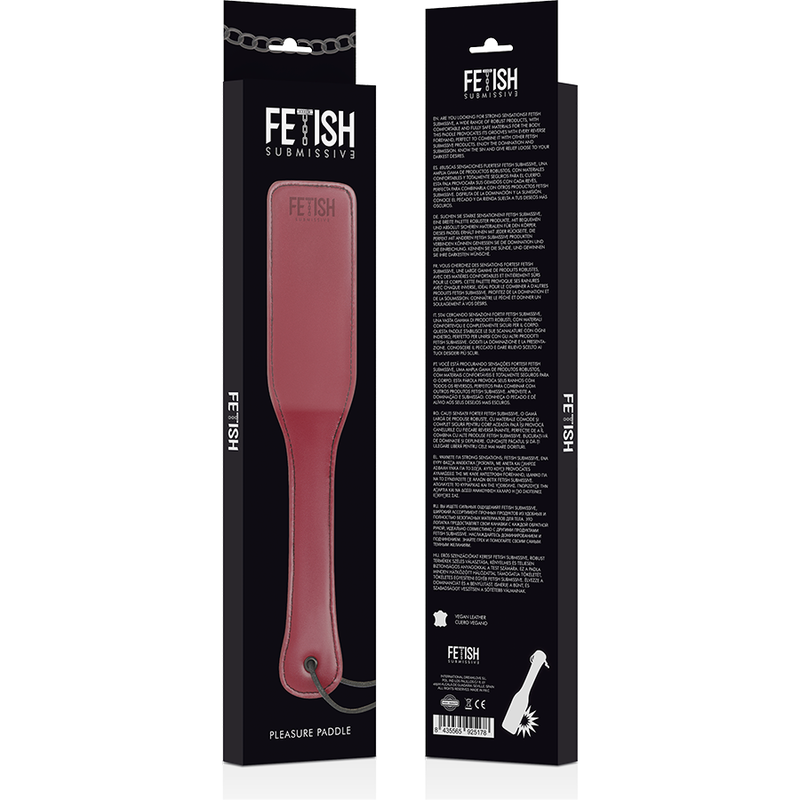 Látigo Cuero Vegano Fetish Submissive Dark Room - 28 cm
