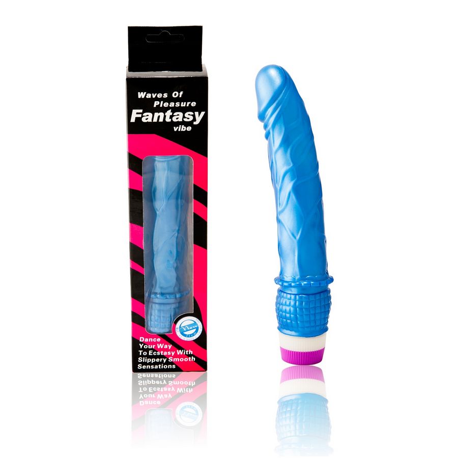 Vibrador Waves of Pleasure 23 cm Azul - BAILE