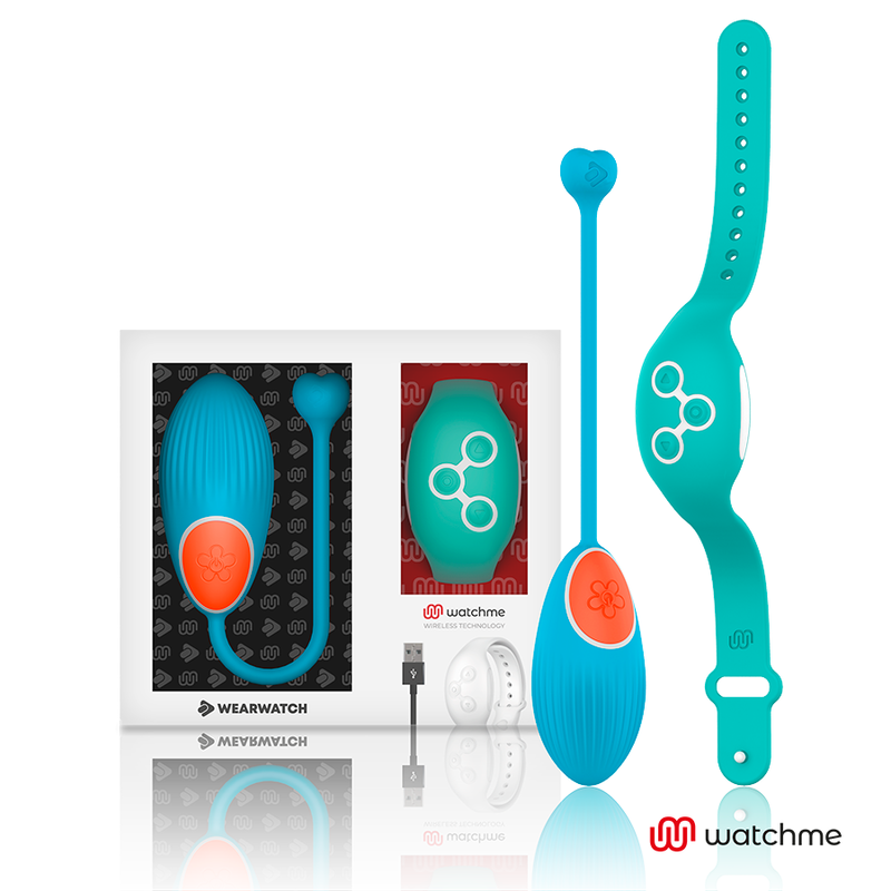 Wearwatch WatchMe Technology - Vibrador con Control Remoto Azul Aquamarina
