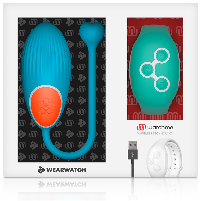 Wearwatch WatchMe Technology - Vibrador con Control Remoto Azul Aquamarina