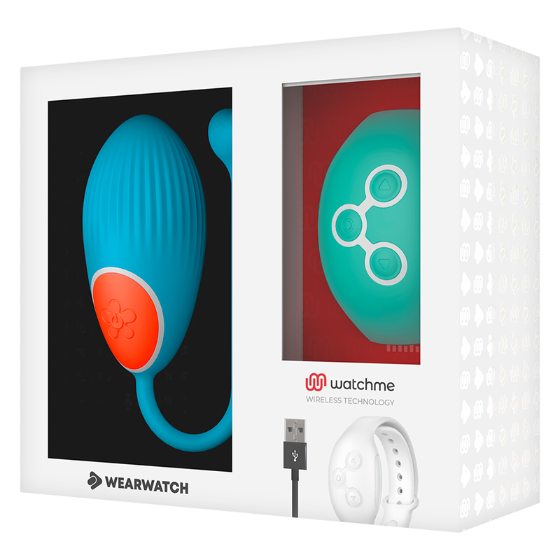 Wearwatch WatchMe Technology - Vibrador con Control Remoto Azul Aquamarina