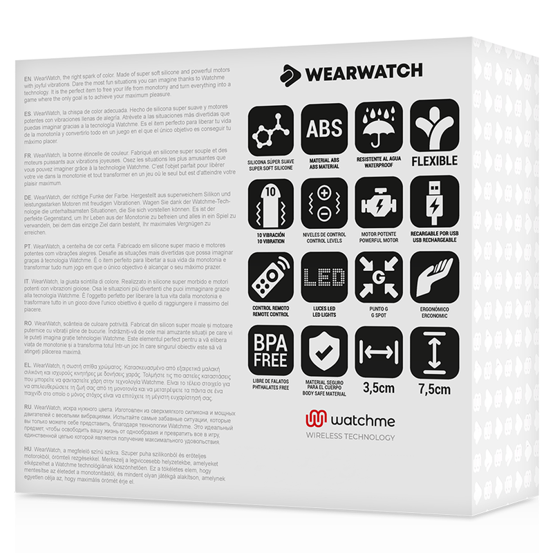 Wearwatch Watchme Technology - Control Remoto Fuchsia/Jet