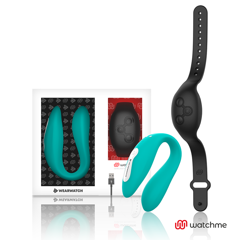 Wearwatch Dual Technology Vibrator Remote Control Aquamarine