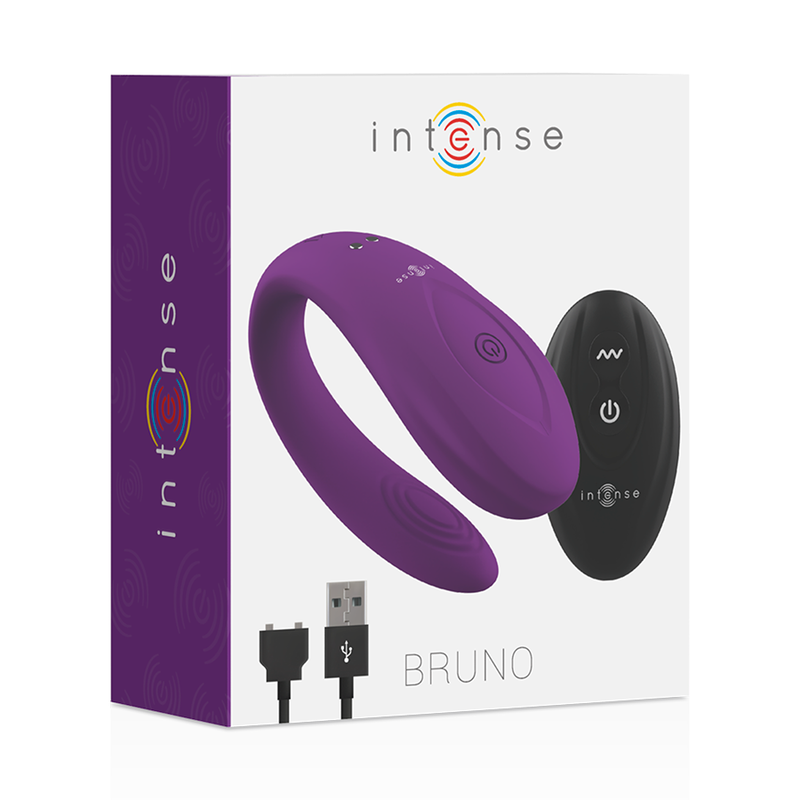 Intense Bruno Partner Double Lilac - Vibrador para Parejas con Control Remoto