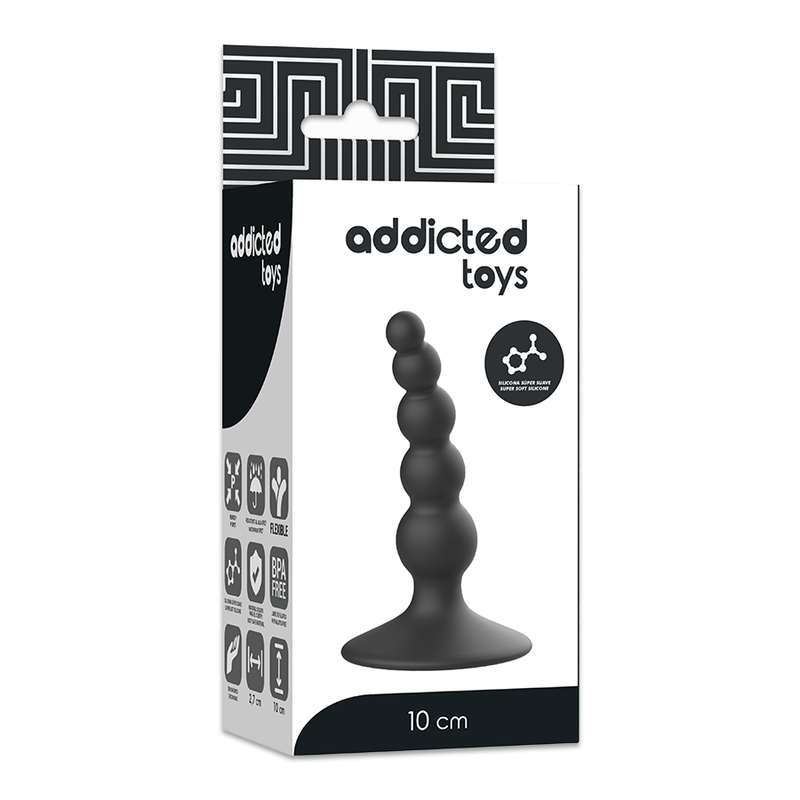 Plug Anal Addicted Toys 10cm - Silicona Médica para Principiantes
