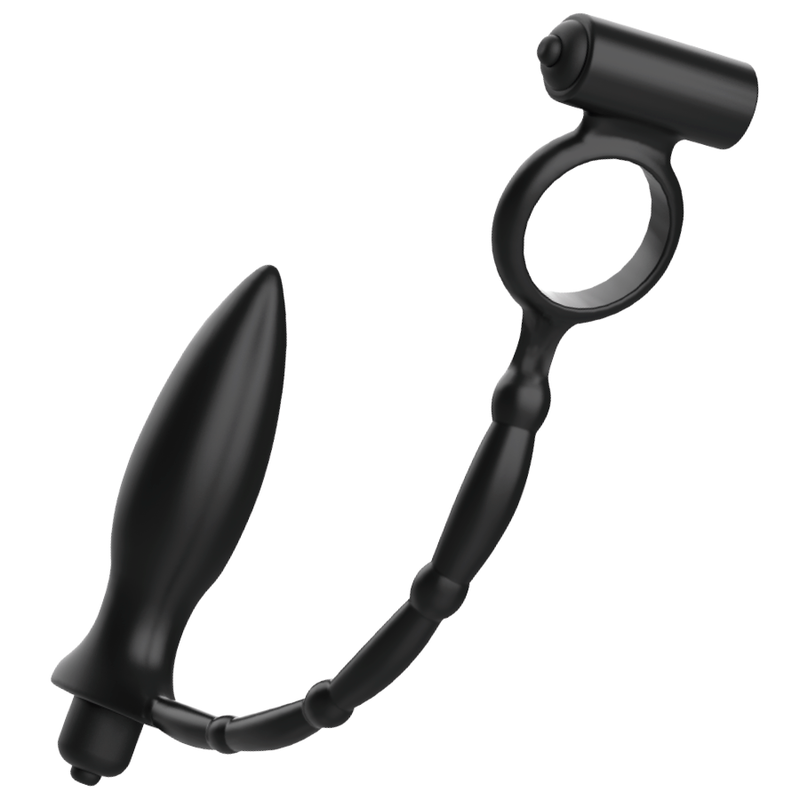 Plug Anal con Anillo Vibrante ADDICTED TOYS