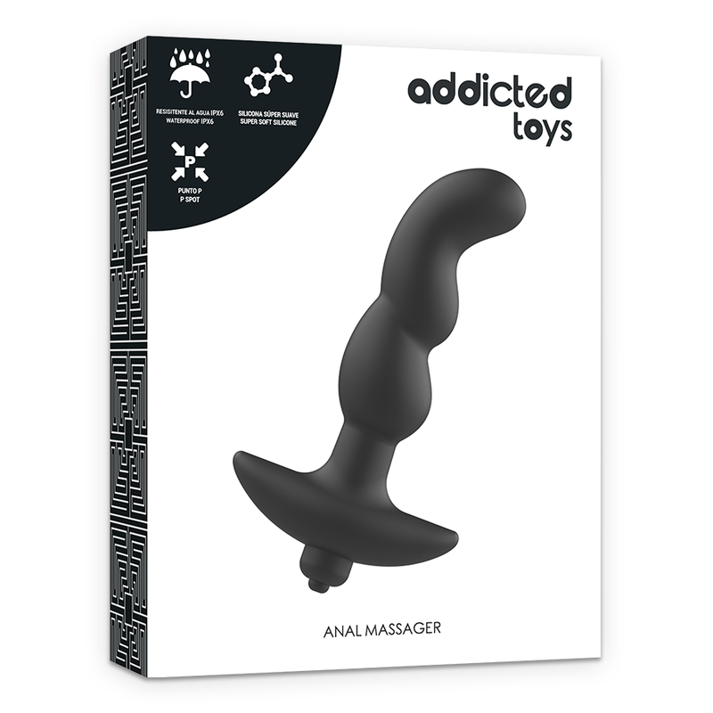 Addicted Toys Anal Massager Black Vibration Model 2