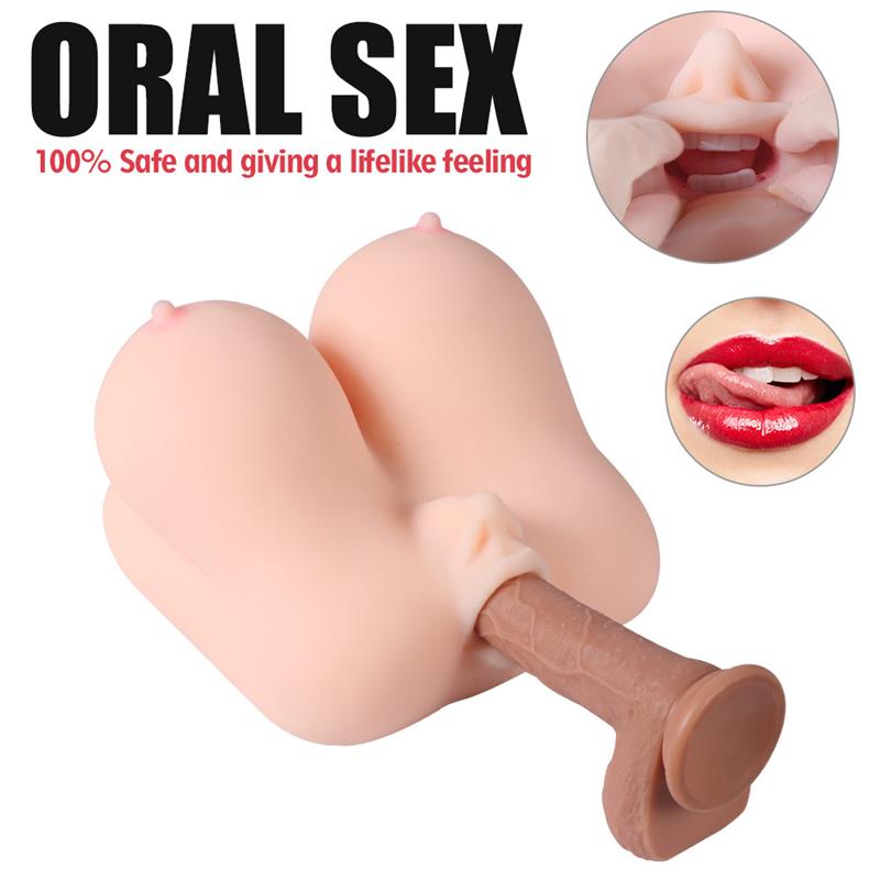 Jalome Masturbador 3 en 1 Vagina, Boca y Pecho 3.2 kg