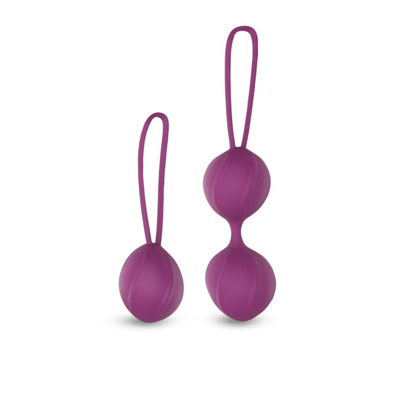 Kelly Bolas Kegel Silicona Púpura