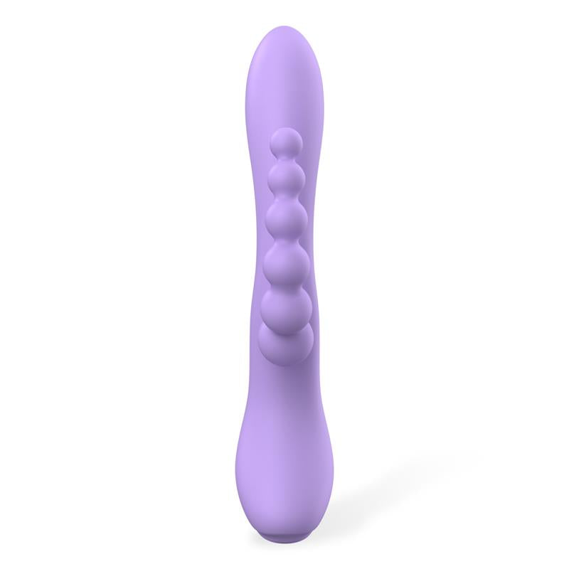 Lindsay Vibrador con Cadena Anal Silicona Líquida Unibody Flexible 2 Motores