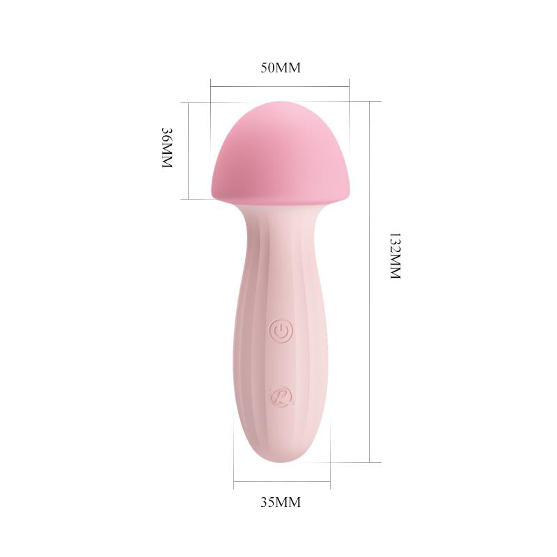 Mushroom Vibrador/Masajeador Silicona USB