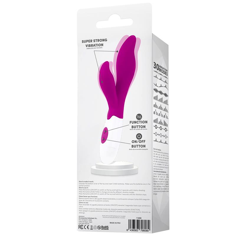 Preston Vibrador con Estimulador Silicona