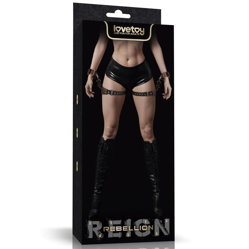 Rebellion Reign Set de Restricciones para Muslos y Muñecas