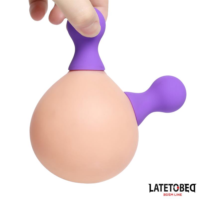 Succionador Pezones Silicona Púrpura
