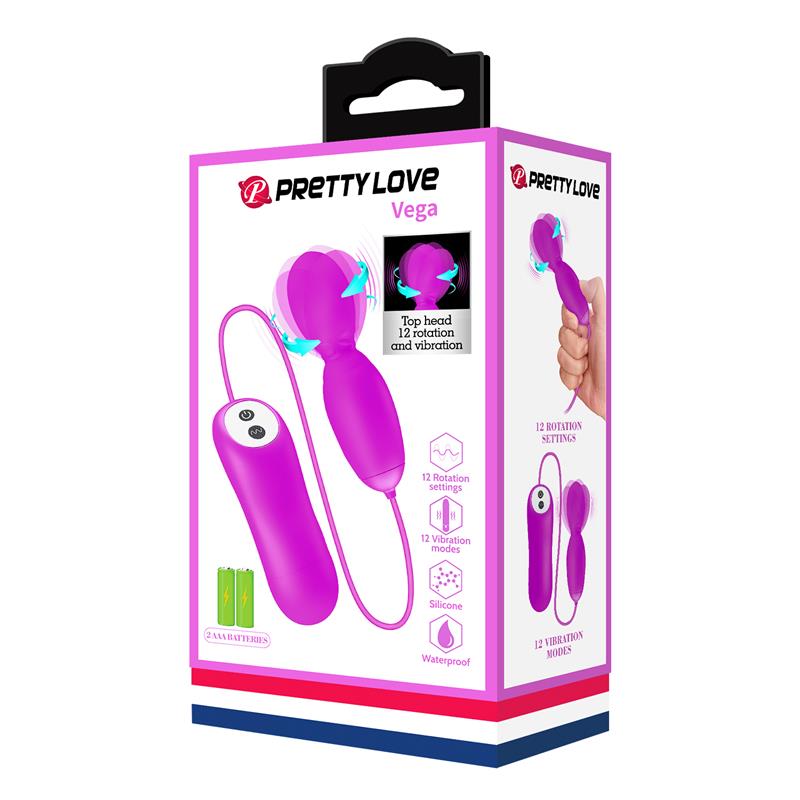 Vega Huevo Vibrador con Rotación