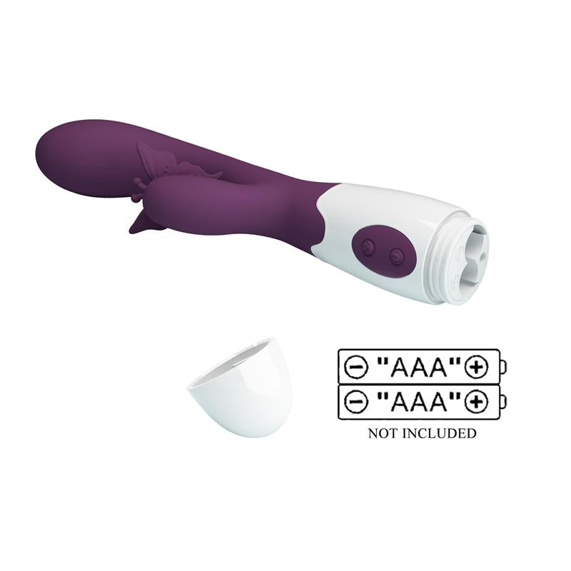 Vibrador Butterfly Kiss 30 funciones Púrpura